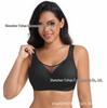 Plus Size Women's Wire-Free Bra with Side Support and Anti-Sagging Features