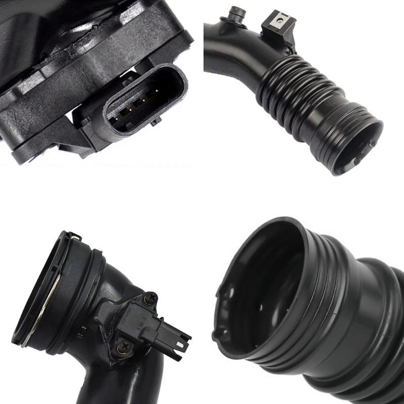 Intercooler Turbocharger-Air Pipe with Map Sensor for X6 F01 F07 F13 X6 13717609811 13717588268 Air Intake Booster-Hose