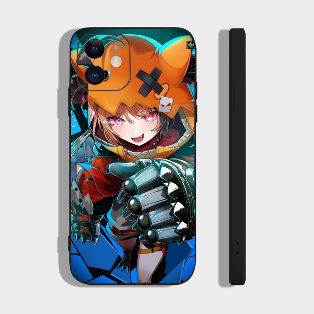 Gigi Murin Anime H-hololive Phone Case For IPhone 17 Air 16 15 14 13 Pro Max 11 12 Black Silicone Cover