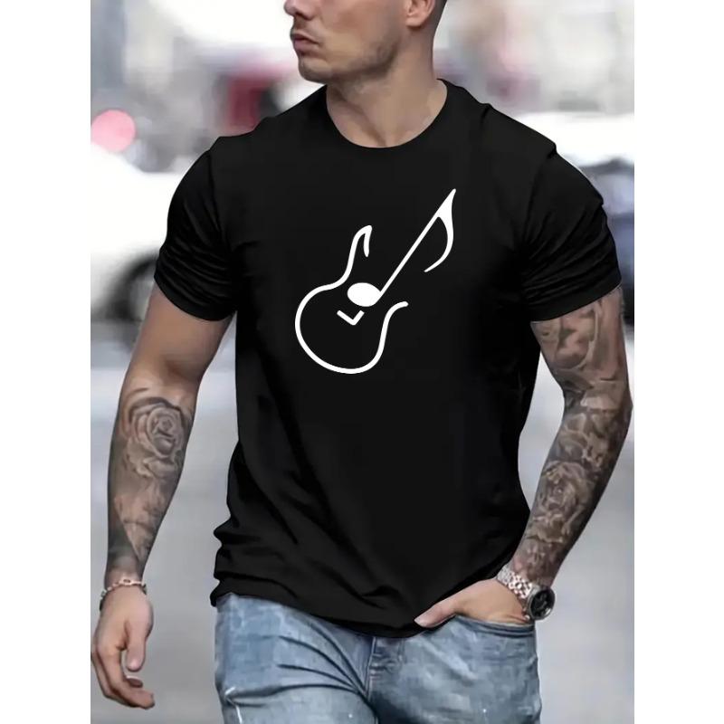 European Size Breathable Men'S Print Running Training T-Shirt, a Comfortable Summer Sports Top