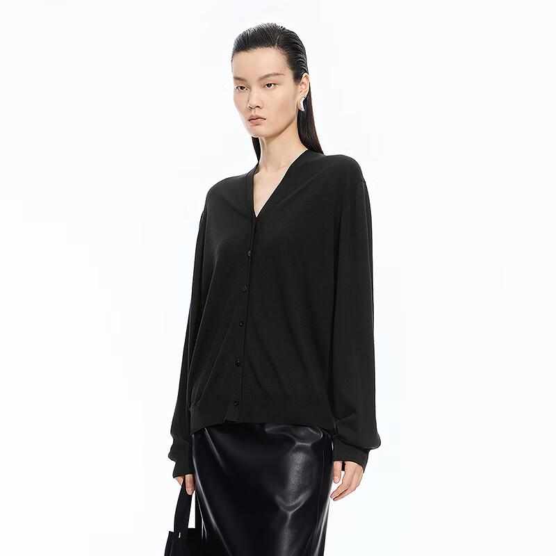 JNBY Autumn V-Neck Long Sleeve Cardigan