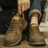 Schuhe neu Retro Britisch lässig Lederschuhe Herren Low-Top Martin Boots Herbst und Winter