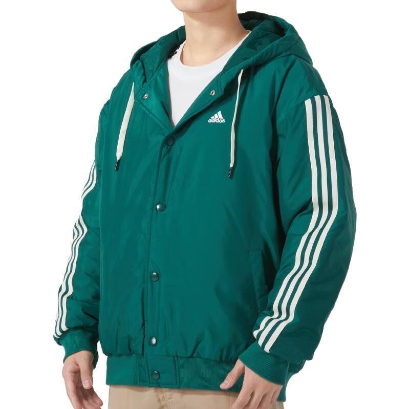 adidas Jackets Men's Green Hooded Moderate Other IK7667