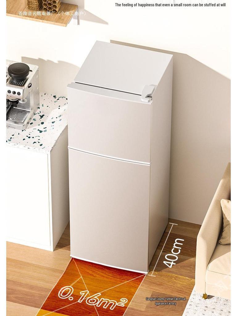 Energieeffizienter kompakter Doppel-Tür Mini-Kühlschrank für Zuhause, Wohnheim oder Büro