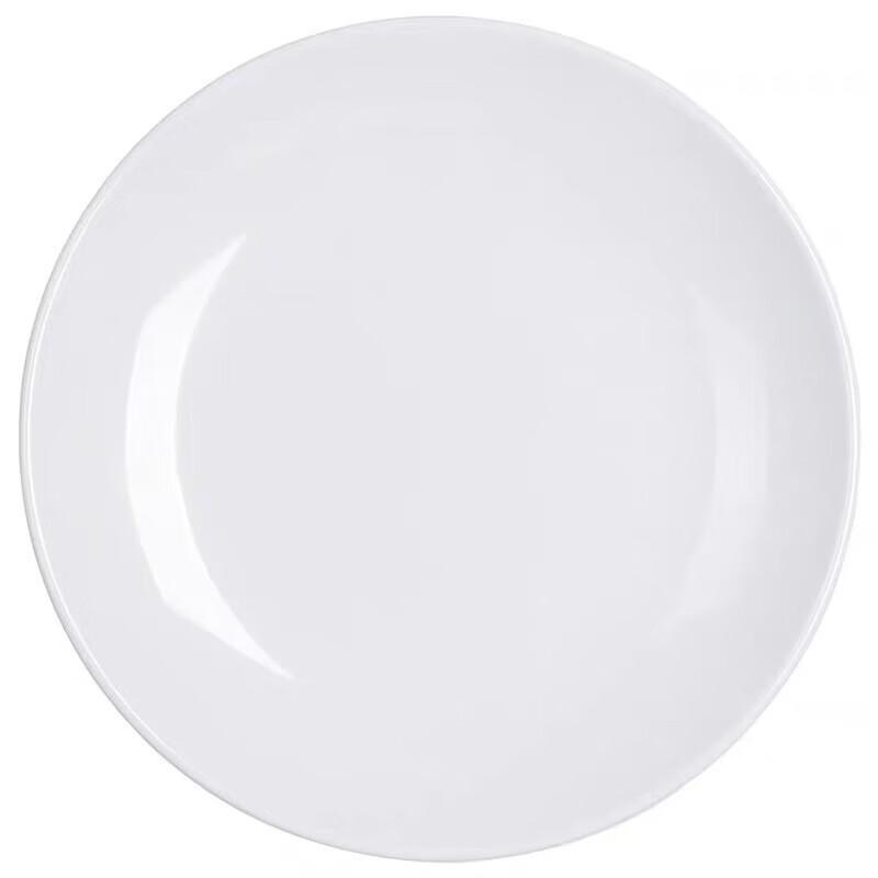 Di Ruien Pure White Ceramic Dinner Plate