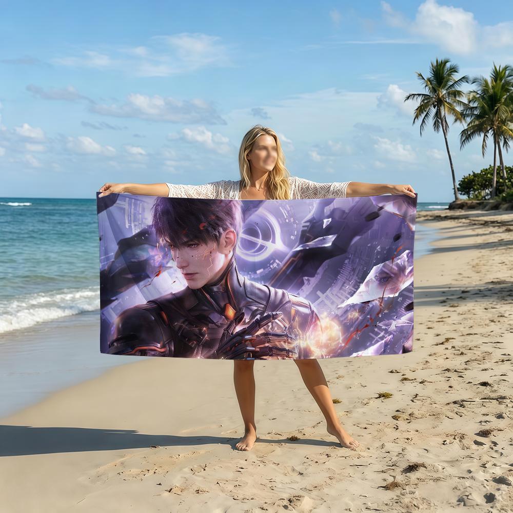 Amour Et Espace Lointain Caleb Xia Yizhou Serviette Douce Piscine Cadeau Pour Voyage Salle De Sport Douche Camping Séchage Rapide Sport Serviette De Plage