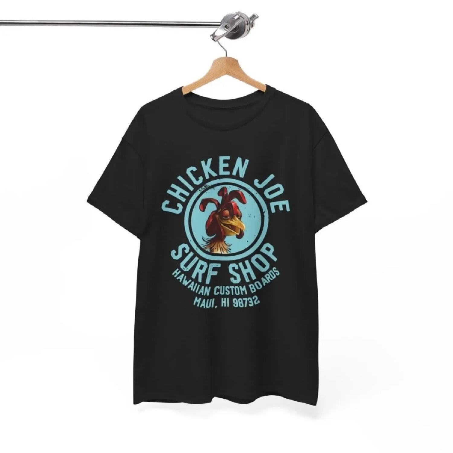 Chicken Joe Surf Shop Funny Logo Graphic T-Shirt XXXXXL