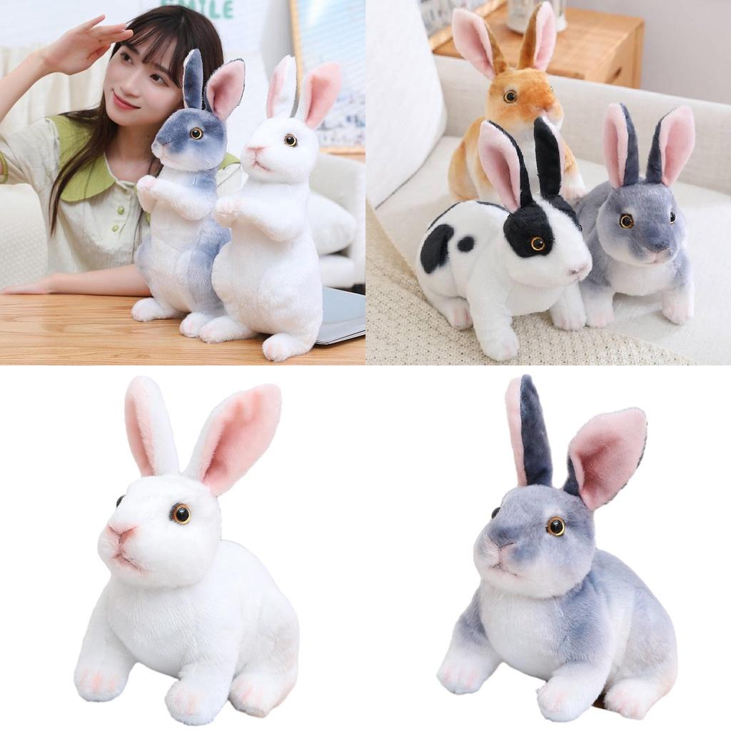 Cute Rabbit Plush Toy Decoration Props Standing Pose Wholesale