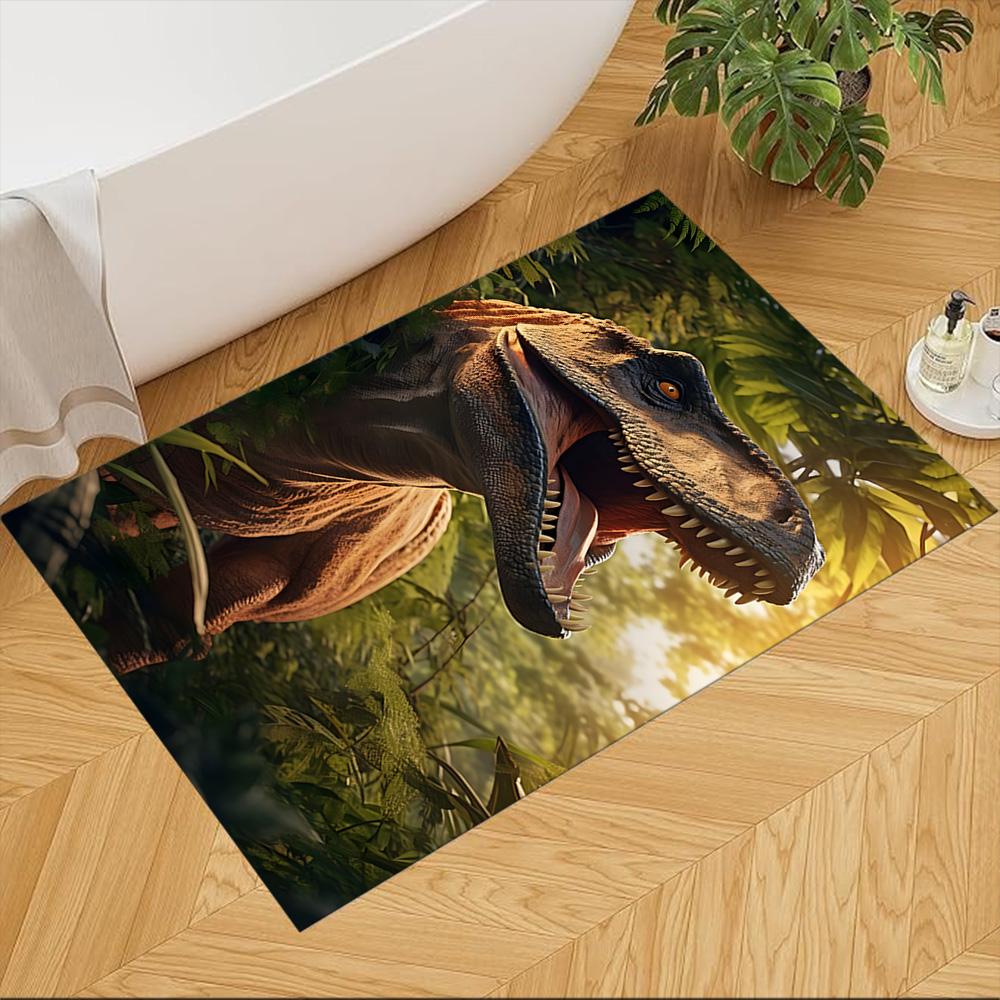 

Dinosaur Skull In Smoke Non-Slip Home Carpet Design Great for Home & Apartment 40cmx60cm