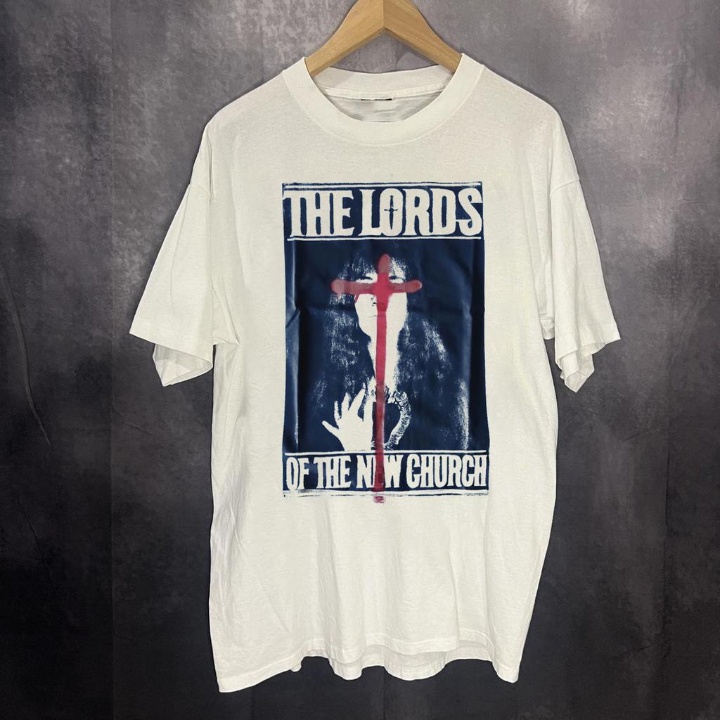 THE LORDS OF THE NEW CHURCH Maglietta Musicale Bianca Unisex S-5XL EM1400 T-Shirt Unisex