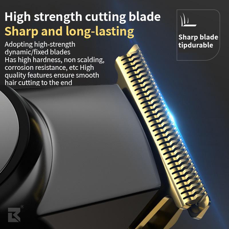 Rechargeable Digital Display Electric Hair Clippers for Barbers