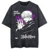 Jujutsu Kaisen Neues Heißes GOJO SATURO Domänenexpansion Herren T-Shirt Reine Baumwolle Hohe Qualität Freizeit Sport Harajuku YK