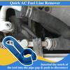 16 Pcs Car Fuel Line Disconnect Removal Tool 1/4 5/16 3/8 1/2 5/8 3/4 7/8 Inch with Valve Core Remover Tool for Quick Release Car AC Fuel Line