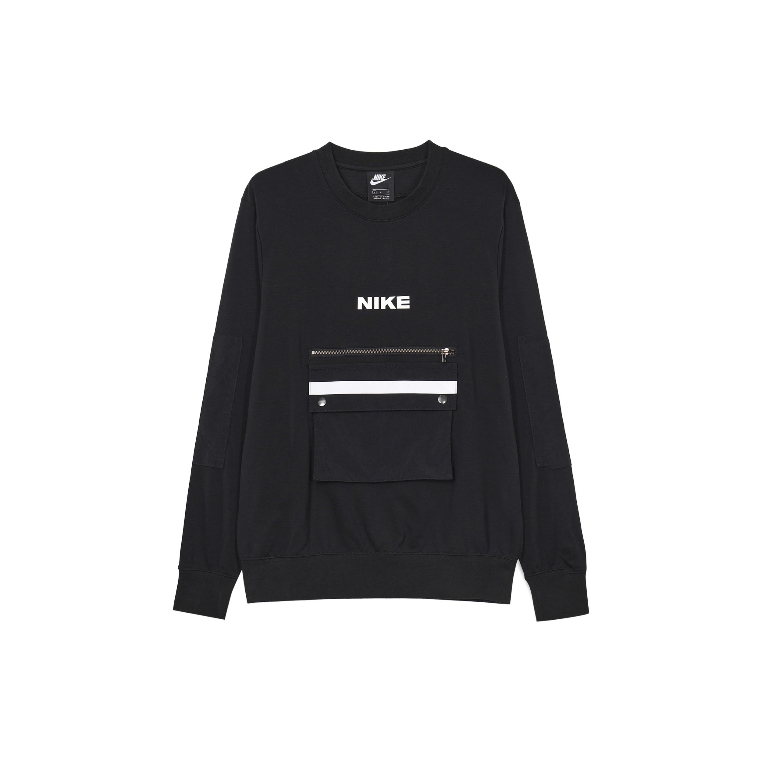 Nike MENS Sportswear City Made Sports Casual Reflective Crew-neck Black Men s DA0070-010 L