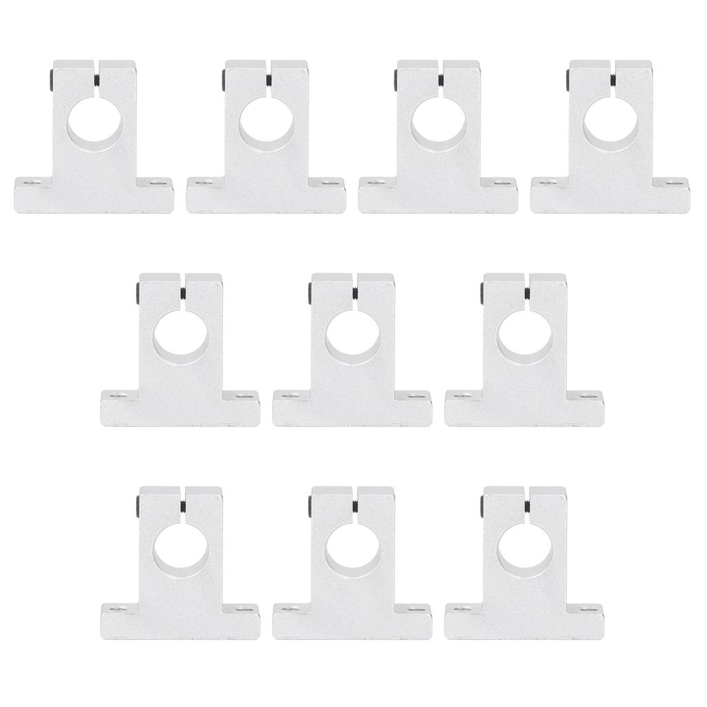 10 Stück SK16 Linear Motion Schienenstütze Aluminiumlegierung Linearwellenführungsbügel für Schienenzubehör