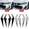 4Stk/Set Auto Frontstoßstange Nebelscheinwerfer Seitenfinnen Lippe Splitter Luftblende Passform Für BMW 3er G20/G21 LCI 2023+ M Sport