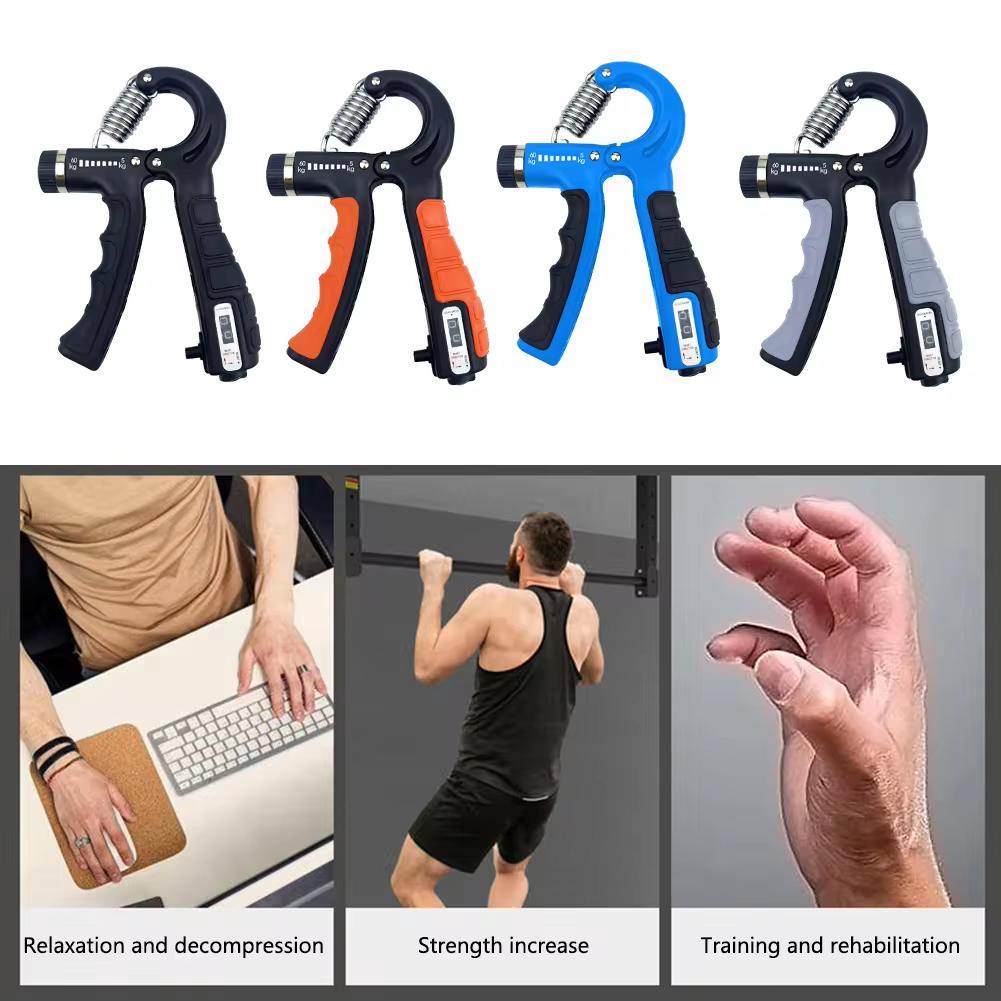 Grip Strength Trainer Forearm Fortifier Hand Squeezer Adjustable Resistance Grip Strength Trainer Wrist Fitness Equipment