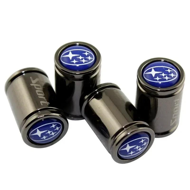 Car Wheel Tire Valve Stem Cap Air Cover for Subaru Logo Forester Ascent BRZ Crosstrek Exiga Legacy Levorg Outback Tribeca WRX XV Z12