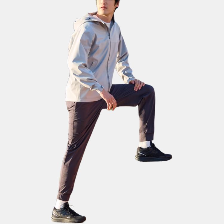 UNIQLO Solid Quick-Dry High-Stretch Lightweight Fitness Knitted Sports Pants Unisex pants Rock-Gray 455408-08