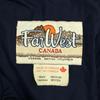 Far West 80s 90s Made In Canada Old Logo Embroidery Nylon Jacket M Green Men's Used