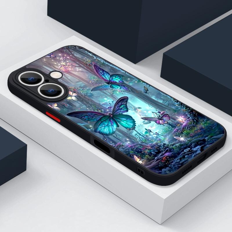 Magnetic For Magsafe Case For iPhone 17 Pro Max Fantasy Butterfly Garden Cover For iPhone 16 Pro Max Funda iPhone 15 14 13 12 11 16E Air