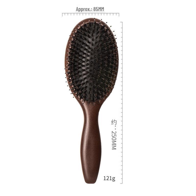 Baidu Boar Bristle Cushion Massage Comb
