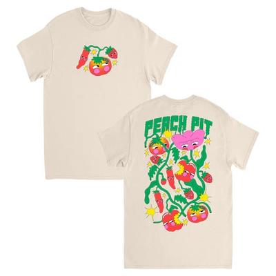 Peach Pit Band 2025 Magpie Tour Natural Cotton T Shirt Unisex T-Shirt