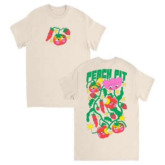 Peach Pit Band 2025 Magpie Tour Natural Cotton T Shirt  Unisex T-Shirt S