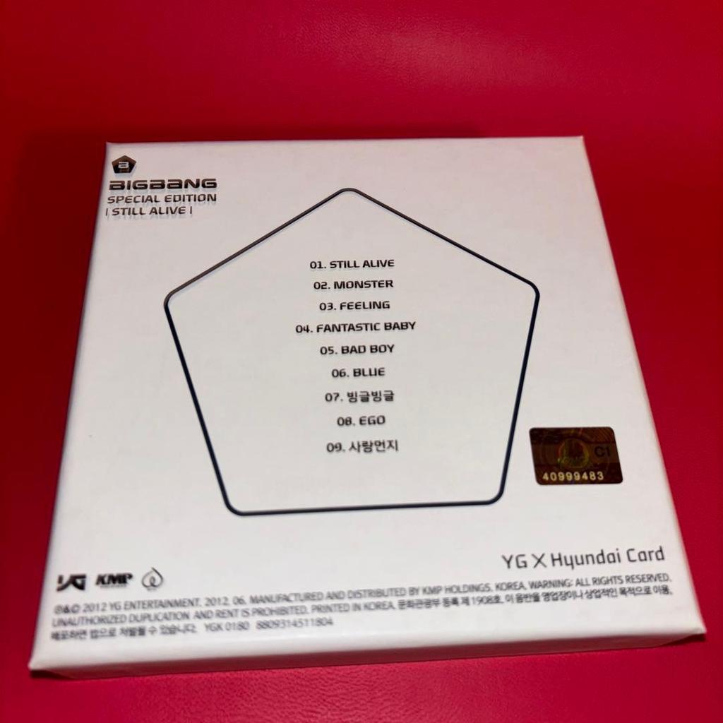 [USED] BIGBANG SPECIAL EDITION STILL ALIVE Korean Edition