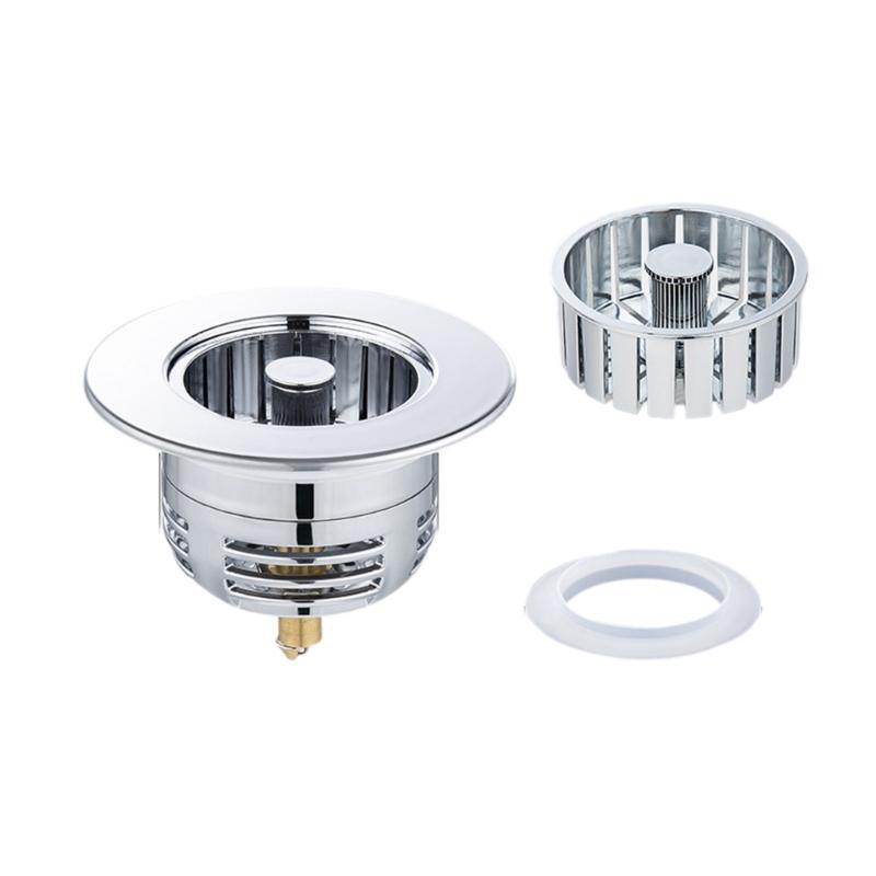 Sink Drain Filter Screen Bounce Cores Sink Drain Plug Sink Basins Drain Baskets Sink Stopper for Bathroom Kitchen