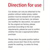 1sheet Reflective Phone Signal Battery Pattern Car Sticker