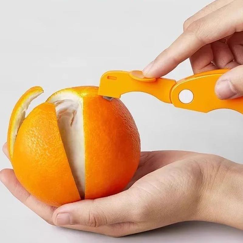 Multifunktionell Vikbar Apelsinskalare Öppnar Apelsiner Skala Fruktkniv Hushållsföremål Grönsaksverktyg