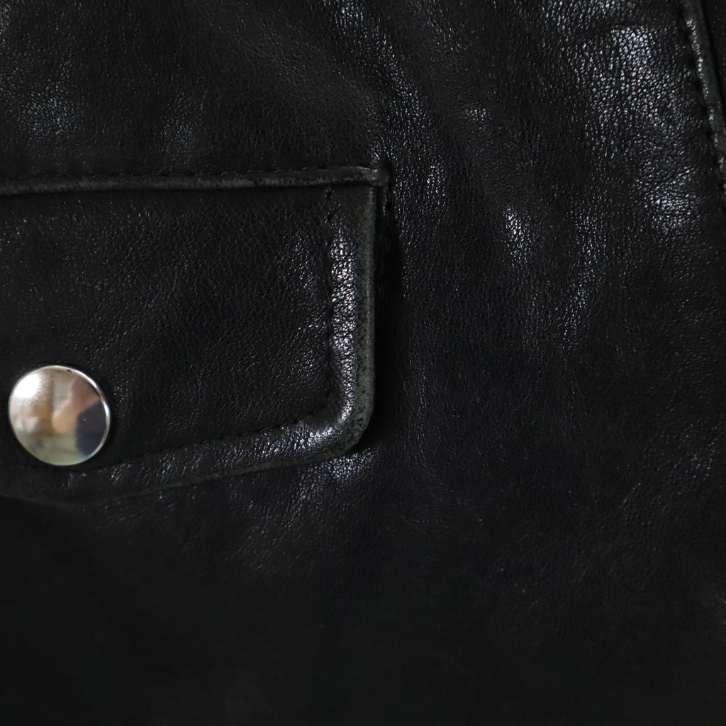 Beautiful people pro UNITED ARROWS Kožená bunda z ovčí kůže Double riders Dětská Použitá