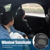 2pcs Car Window Shade Side Window Sun Tools Vehicle UV Protect Shield Mesh Mosquito Cover Breathable Protection Privacy Sunshade