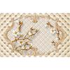 3d Flower Wallpaper Yellow Rose Vine 3d Solid Circle Soft Pack Wall Papers Floral Wall Murals Home Decor