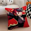 Klassische Anime Persona 5 Kissenbezug Sofakissenbezug Versteckter Knopf Strapazierfähiges Polyester Stuhlkissen