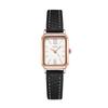 Gedi Minimalist Rectangular Women’s Watch – Retro Korean Style Quartz for Students