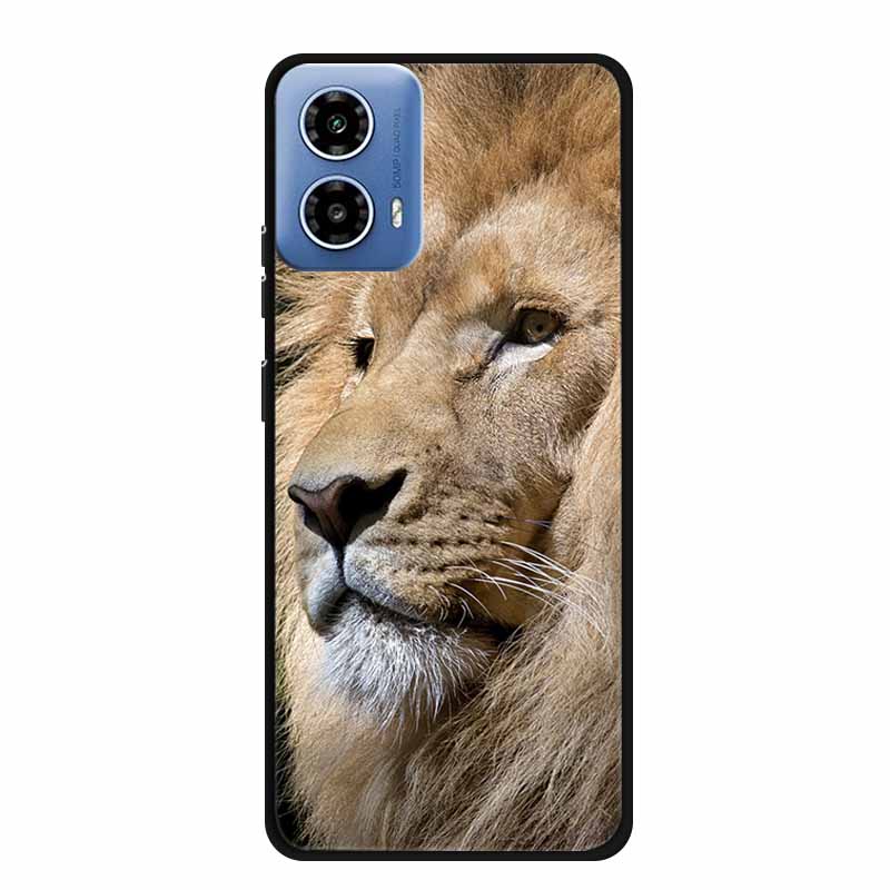 

Luxury Phone Case For Moto G45 Silicone TPU Soft Phone Cover For Motorola Moto G 45 Capa Cartoon Animals Cool Shell Funda Bumper -Motorola Moto G45