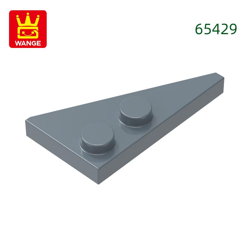 Non-Toxic 196Pcs/Lot 65429 2X4 Wedge Plate Left Pointed Building Blocks Moc Accessories Compatible With Brick Diy Spare Parts To
