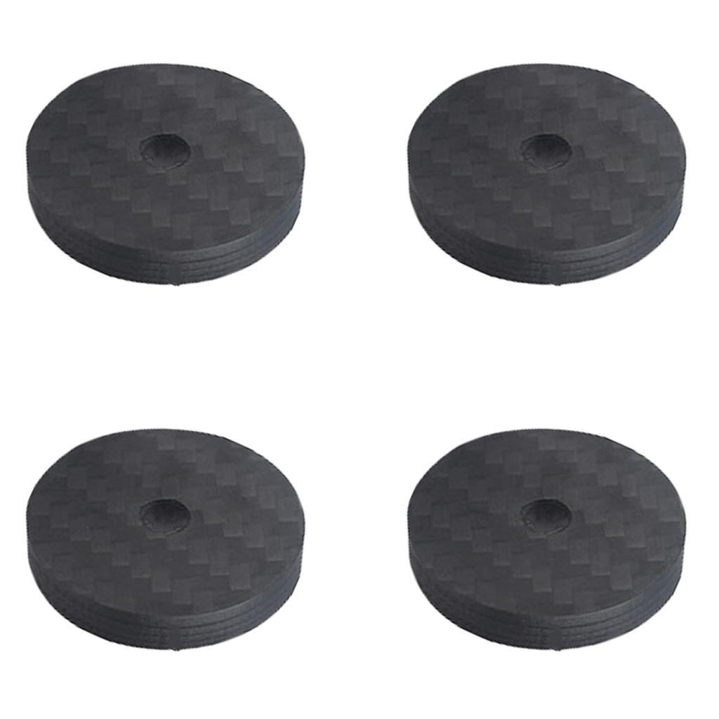 Felimoa Speaker Carbon Vibration Set of 4 Insulators, Fiber, Damping,