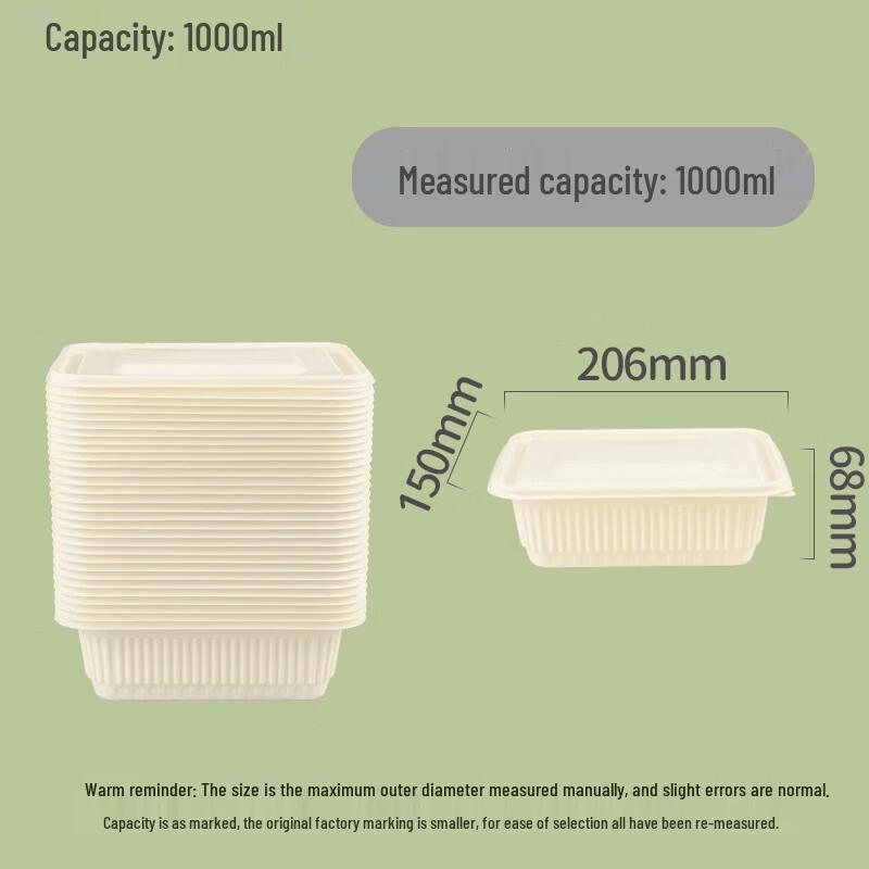 Biodegradable Disposable Food Containers