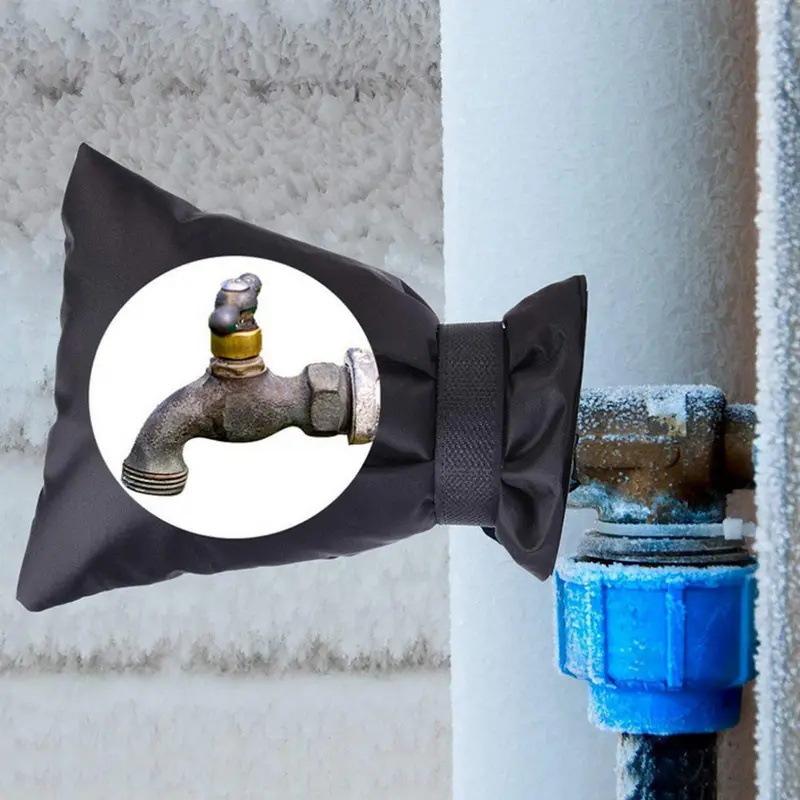20X14cm Outdoor Faucet Cover Waterproof Freeze Protection Winter Hose Bib Insulator Jacket Anti-Freeze Thick Cold Weather