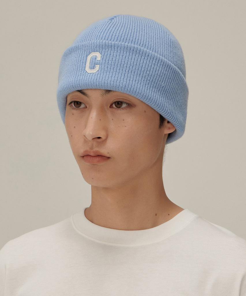 COVERNAT C Logo Basic Acrylic Beanie Sky Blue
