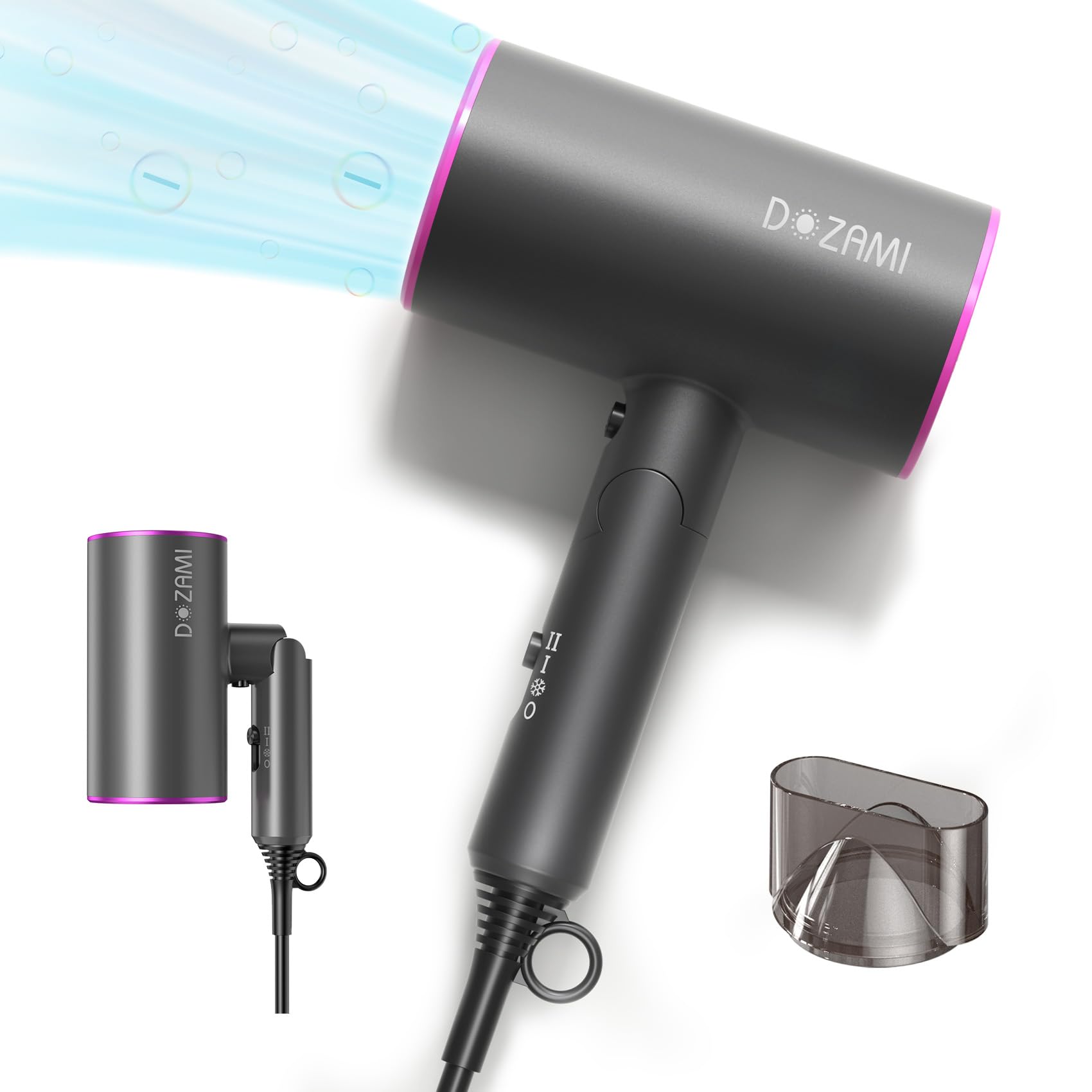 

Большой объем воздуха, отсутствие волос, быстрая постоянная температура, 3 уровня температуры, переключение на холодный и горячий воздух одной кнопкой, удобное руководство по эксплуатации в комплекте