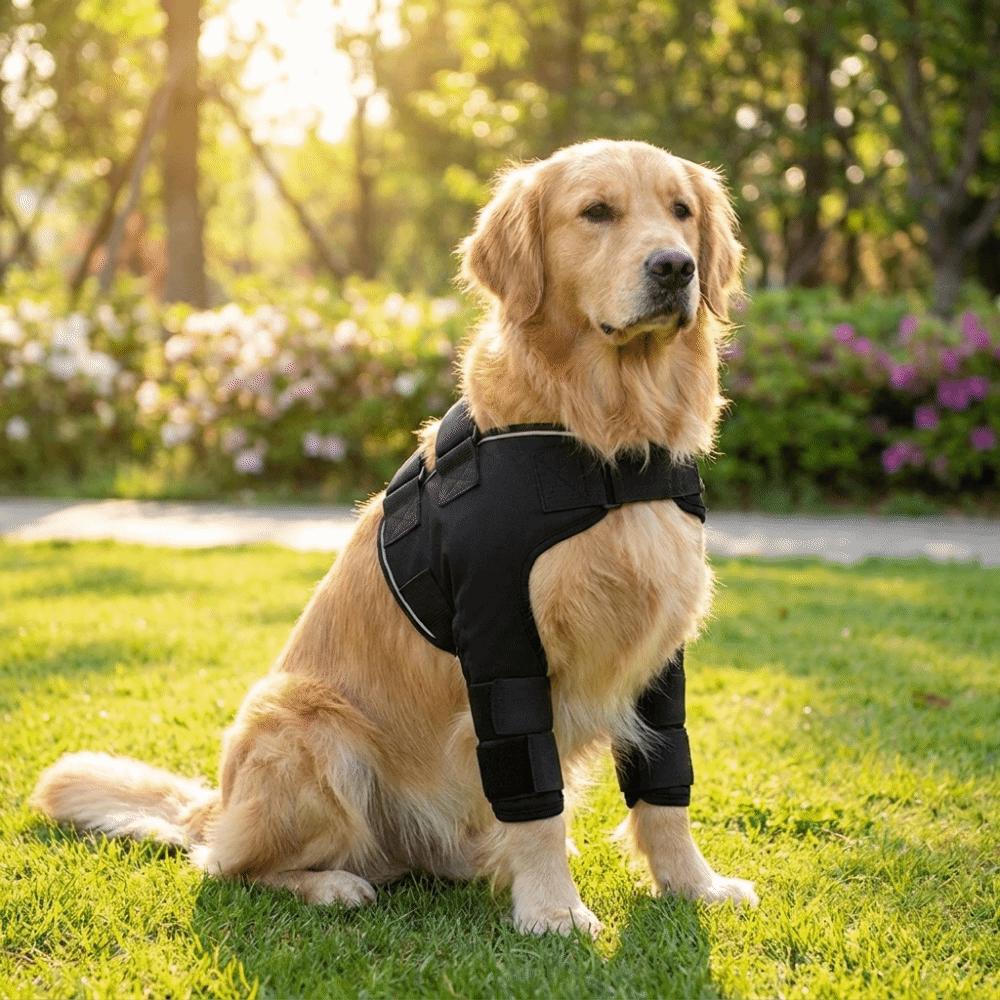 Adjustable Dog Shoulder Brace Self-Heating Dog Joint Protection Sleeve Walking
