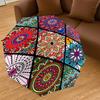 1PC Mandala PatternsAutomatic Open/Close Umbrella with Windproof, 8-Rib Sturdy Canopy, Durable Ribs, Fashionable Design, Outdoor Accessory, Fun Prin,