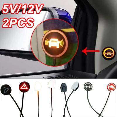 5V/12V Car Blind Spot Detection System Lane Change Warning System Blind Spot Driving Warning Light For Car Safety Driving Sensor