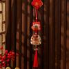 Traditional Spring Festival Decoration Pendant Reusable New Year Ornaments Red Lantern String  Door