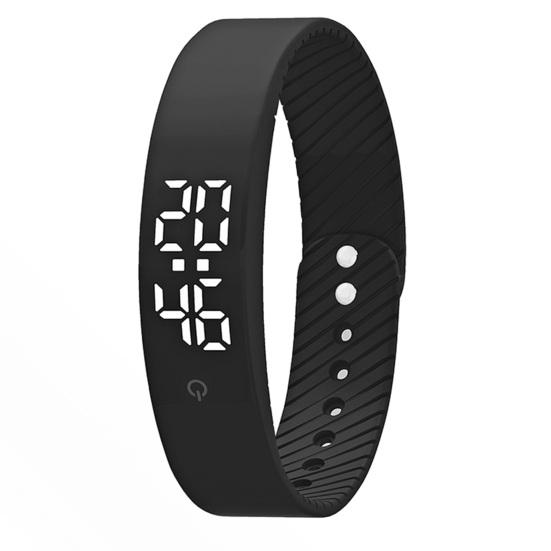 Vibrating Alarm Wristband with Fitness Tracking Waterproof Silent Wake Up Clock Watch Vibration Sleep Bracelet for Heavy Sleepers Students Men
