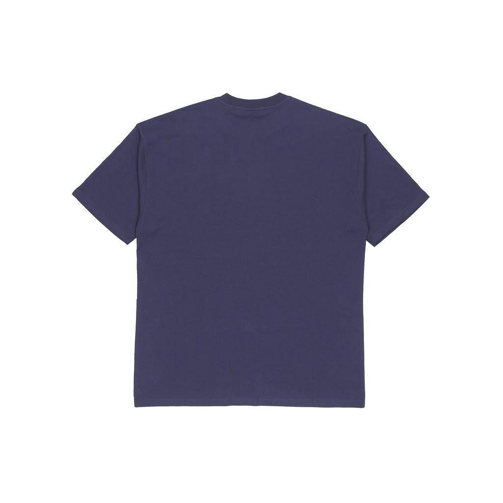 Drew House Letter Logo Series T Shirts Unisex Marine Blue Crew Neck Moderate Straight Fit DR-SS21-147